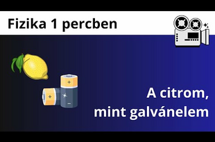 A citrom, mint galvánelem