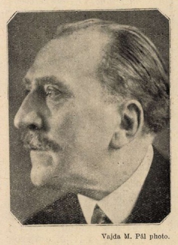 Vajda M. Pál Herczeg Ferencről készített portréja a Magyar Rádió Újságban (1928/4.)