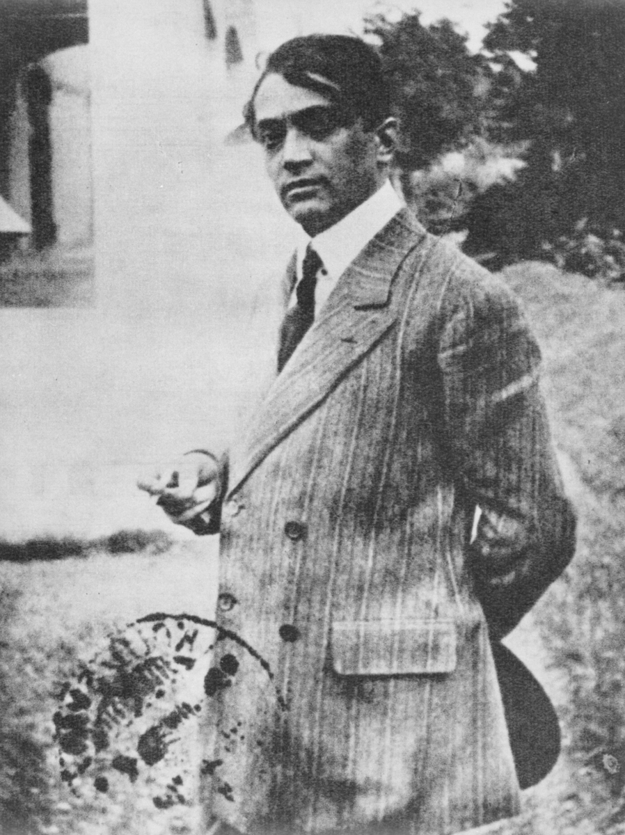 Ady Endre, 1909 nyár, Püspökfürdő (Nagyvárad); ismeretlen fotós (PIM, Művészeti, Relikvia- és Fotótár)
