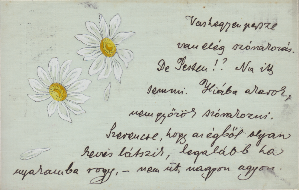 Móricz Zsigmond levele Holics Jankának, 1903. július 7., (Digital Humanities Platform, OSZK) 