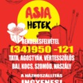 *** Asia hetek étlap ***