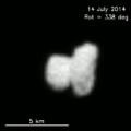 Nap képe - Animáció a 67P/Churyumov-Gerasimenko üstökösről