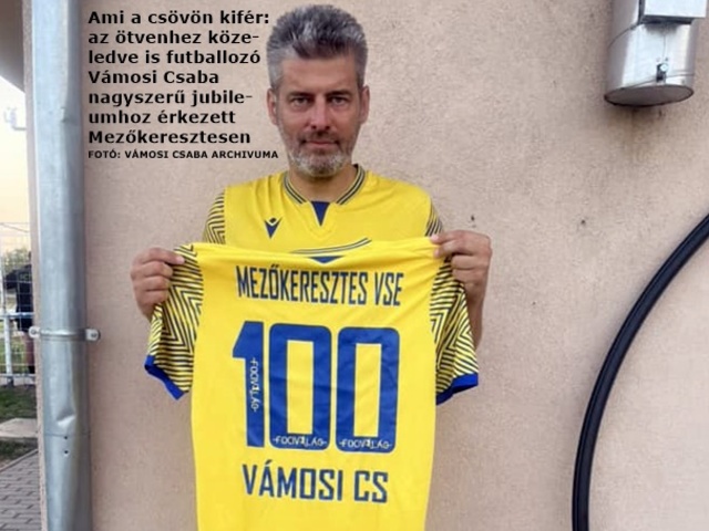 Vámosi Csaba „százados” lett