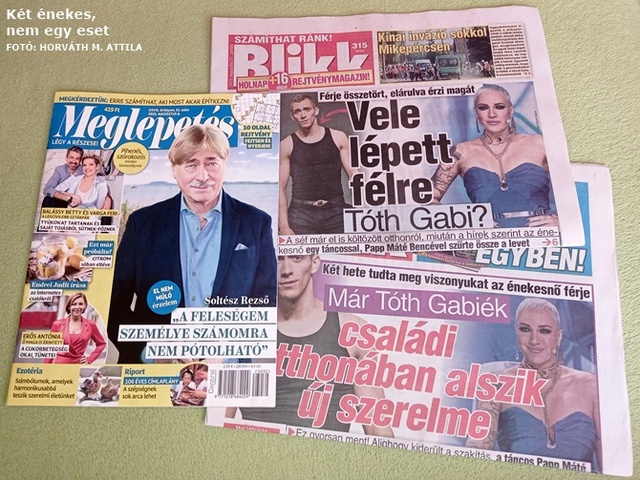 Soltész Rezső, Tóth Gabi: cinkelt (cím)lapok