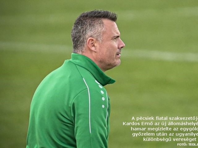 Kardos Ernő különleges bajnokikkal kezdett a PTE-PEAC kispadján
