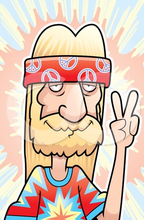 218789-Royalty-Free-RF-Clipart-Illustration-Of-A-Blond-Hippie-Man-Gesturing-The-Peace-Symbol.jpg