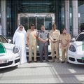 Porsche Panamera Hibrid rendőrautók Dubaiban