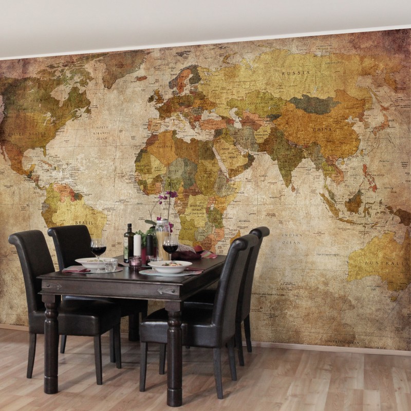 Akik nagyban szereti böngészni a térképet - worldmap poszter tapéta