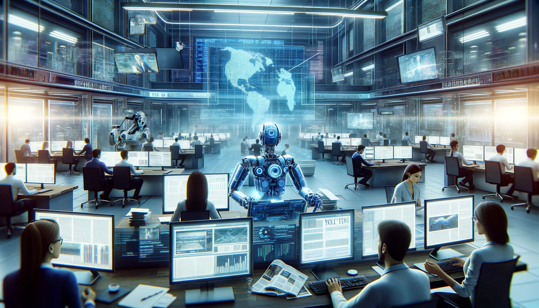 dall_e_2024-01-02_16_28_02_a_futuristic_newsroom_where_ai_and_humans_coexist_the_setting_is_a_modern_high-tech_space_filled_with_large_screens_displaying_data_and_news_feeds.png