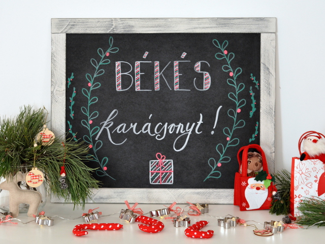 Készíts krétatáblát ajándékba!