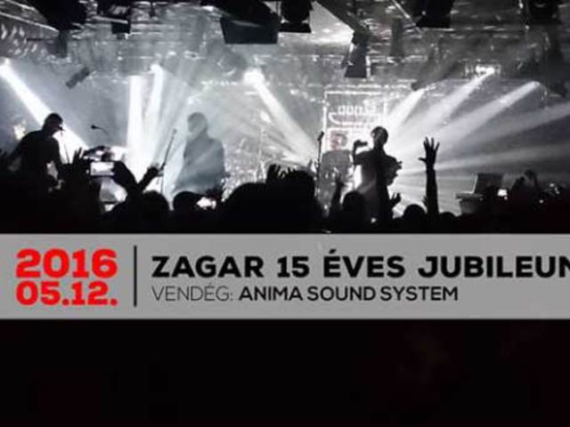 15 éves a Zagar – jubileumi koncert a Budapest Parkban