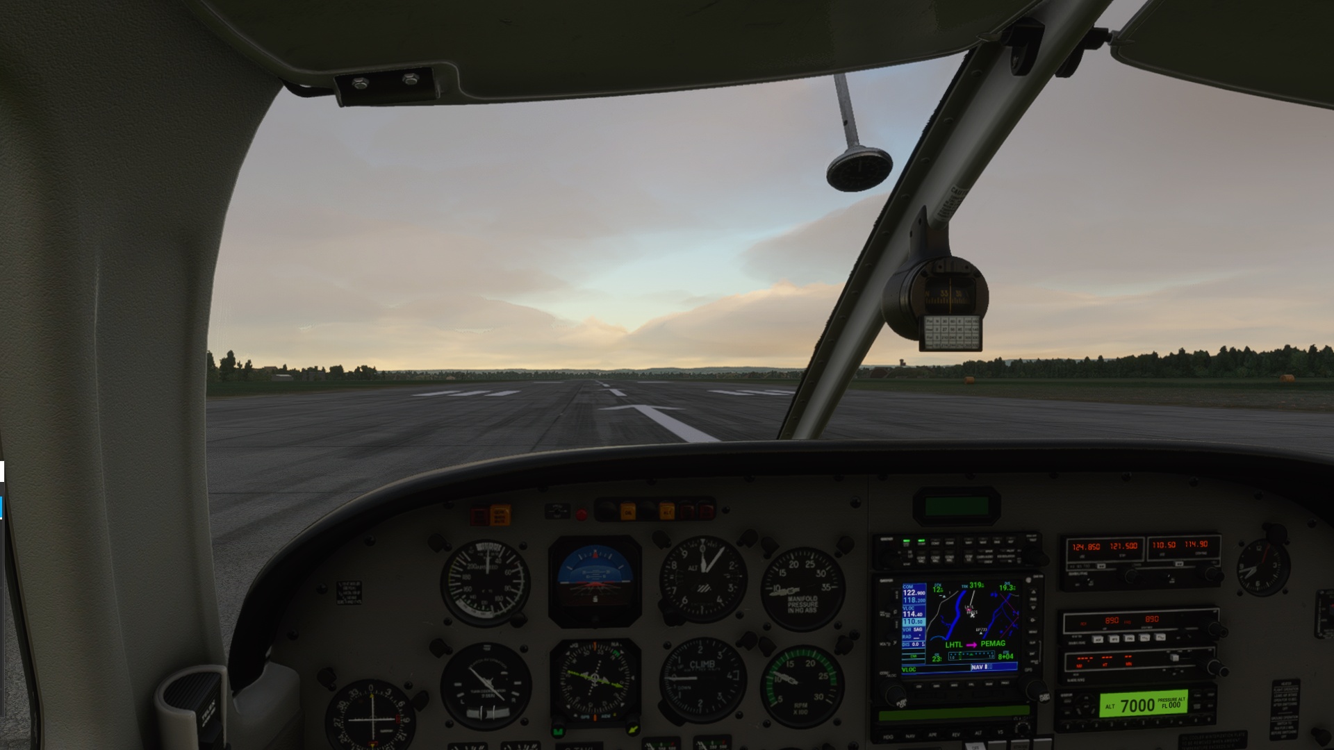 Cleared for take off, runway 32, LHTL!