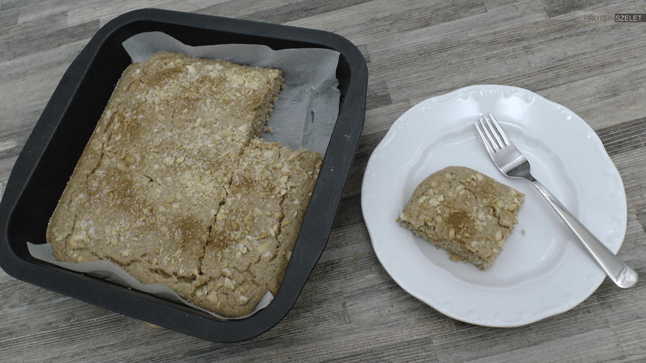 Földimogyorós protein süti recept 3