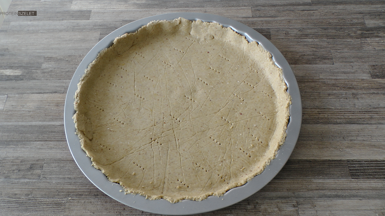 Körtés pite szójafehérjével recept 2