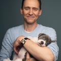 Tom Hiddleston és a kiskutyák