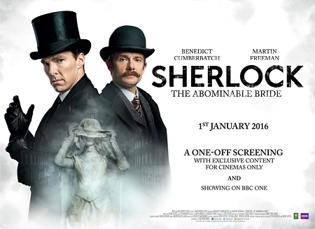 A legújabb Sherlock epizód mozis plakátja. Reméljük, nálunk is lesz ilyen!