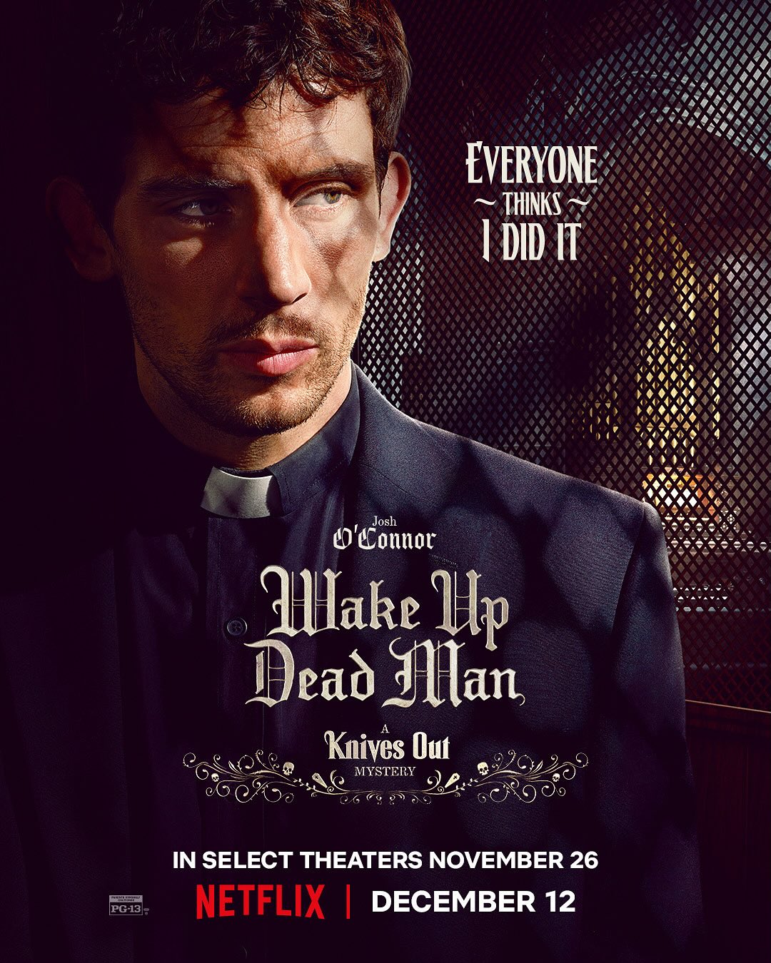 Josh O‘Connor ezúttal egy fiatal (és gyanús) papot játszik.