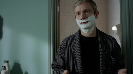 ‘I don‘t shave for Sherlock Holmes.‘