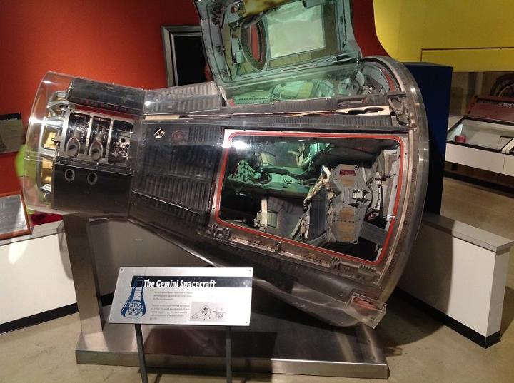 Another photo from On the Road with Mark Usciak. This is the Gemini 8 spacecraft as it is displayed inside the Armstrong Museum..jpg