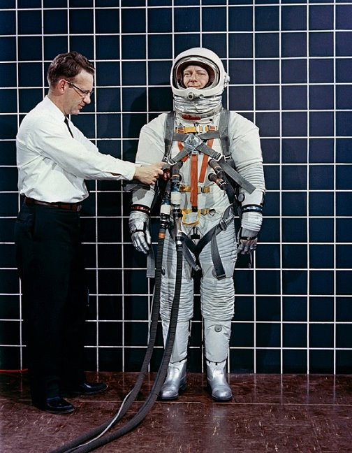 MSC Image of the Day - Space suit testing at MSC in 1964..jpg