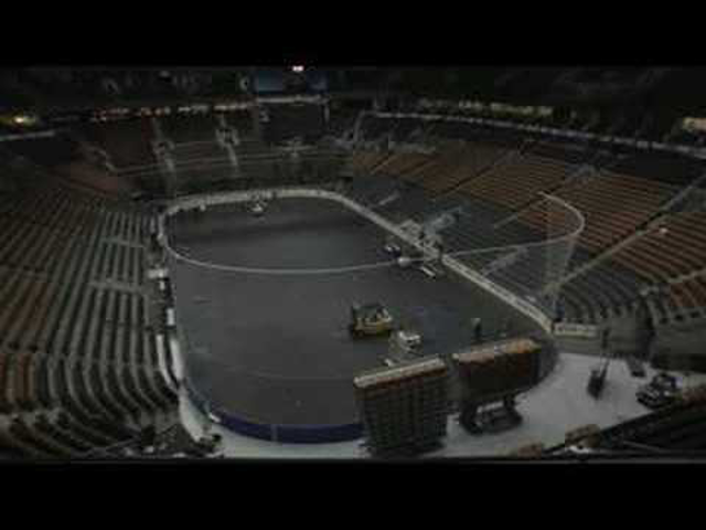 Hogyan lesz NHL pályából kosárpálya?