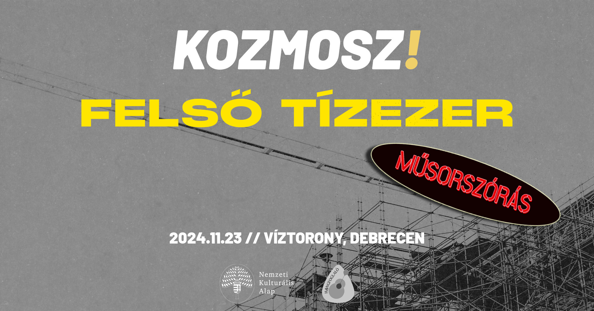 MŰSORSZÓRÁS (OKT 31 – NOV 24)