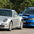 Porsche 911 Targa 4S Tiptronic és Subaru Impreza WRX STi