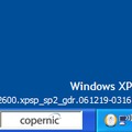 Windows XP - Windows verziószám megjelenítése az asztalon