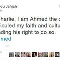 #JeSuisAhmed