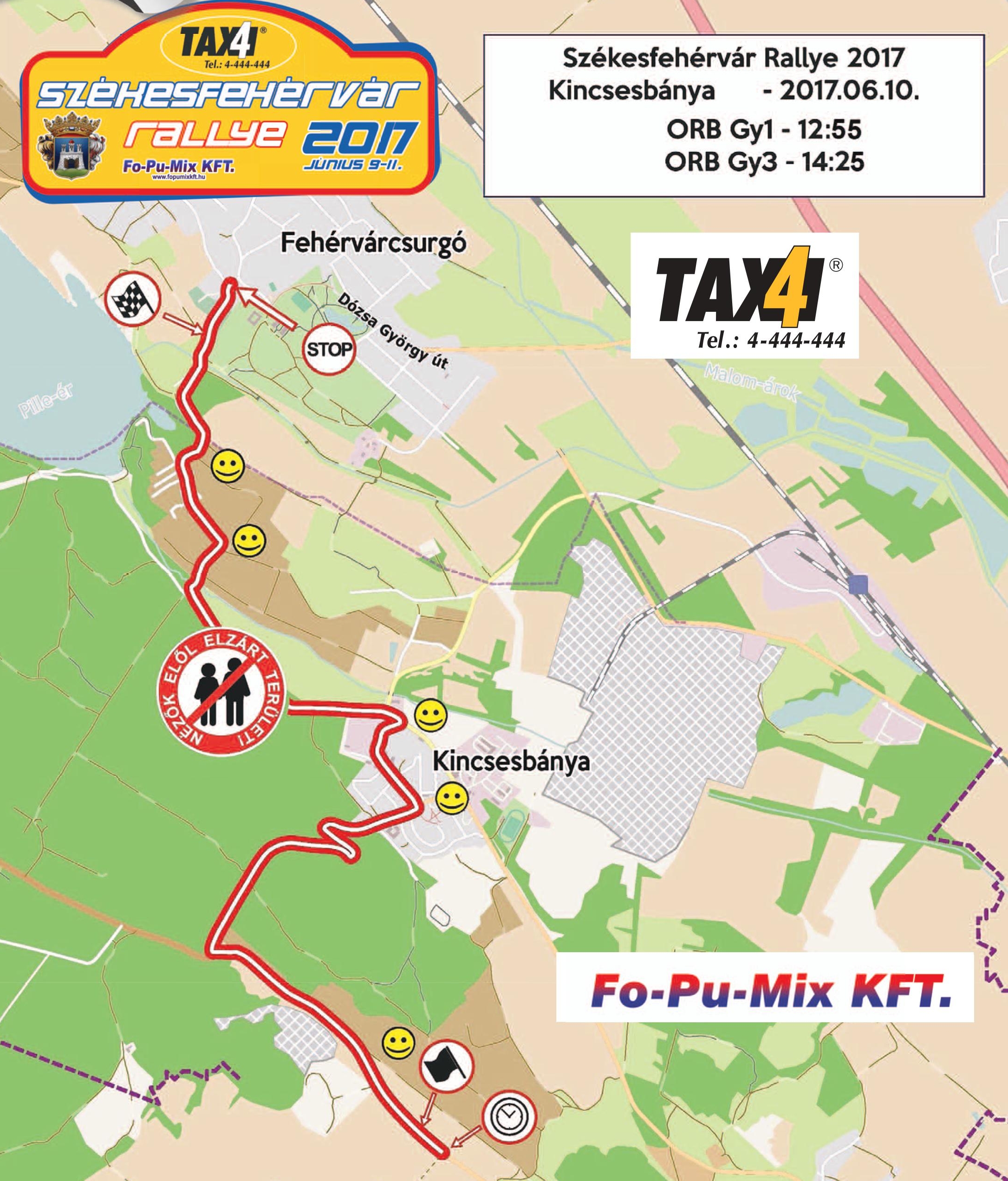 eger rally térkép Hogyan közelítsük meg a Fehérvár rali szombati nézői pontjait  eger rally térkép