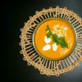 Currys sárgarépa-krémleves kókusztejjel