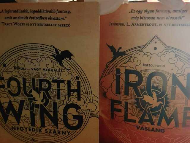 Rebecca Yarros:Fourth ​Wing-Negyedik szárny, Iron Flame-Vasláng