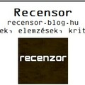Üdvözlünk a Recensor blogon!