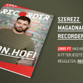 Megjelent a Recorder magazin 112. száma