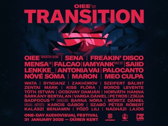 Egyedi audiovizuális koncertélmény a Dürer Nagytermében - OIEE’s Transition január 31-én