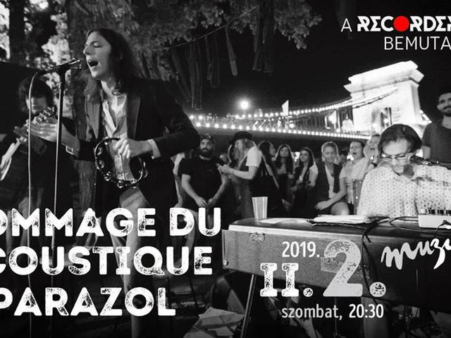 A Recorder bemutatja: Hommage du acoustique á Parazol a Muzikumban