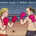 Johnny Depp pert nyert Amber Heard ellen