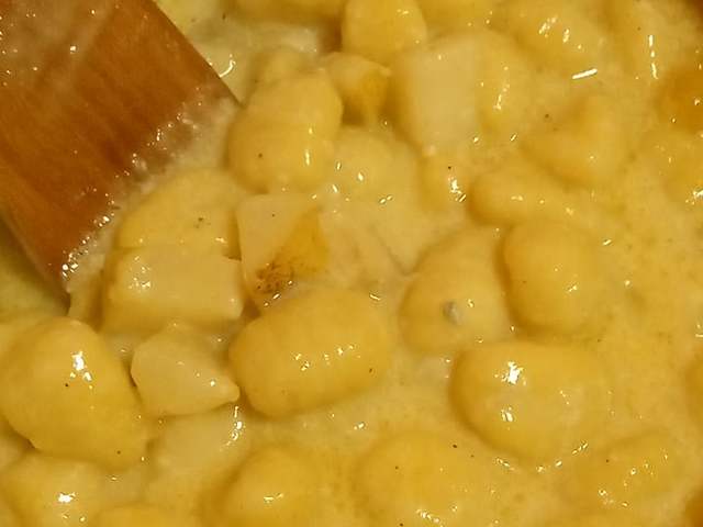 Gorgonzolás körtés gnocchi