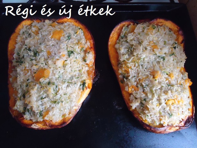 Vegán töltött sütőtök (6 adag)