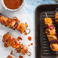 Sertés saslik Vadon whiskeys BBQ szósszal