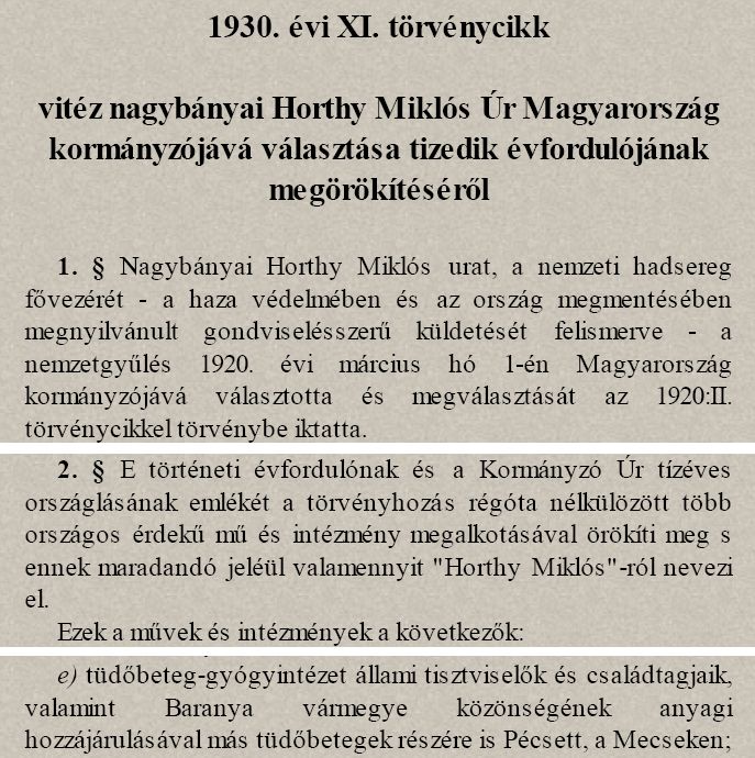 Horthy Miklós 1930 évi rendelete.jpg