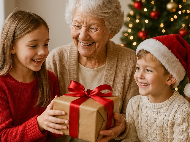Három nagyi karácsonyi ajándékai a családnak