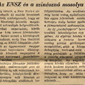 Az ENSZ és a színésznő mosolya - Népszabadság 1957. szeptember 14.