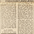 A bárpultnál énekel: Tersánszky Józsi Jenő - 1946. december 25. Haladás