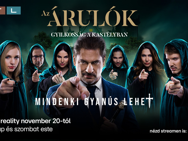 November 20-án indul az RTL egyik legjobban várt realityje, Az Árulók