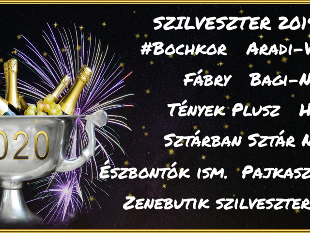 Szilveszter 2019 - műsorajánló
