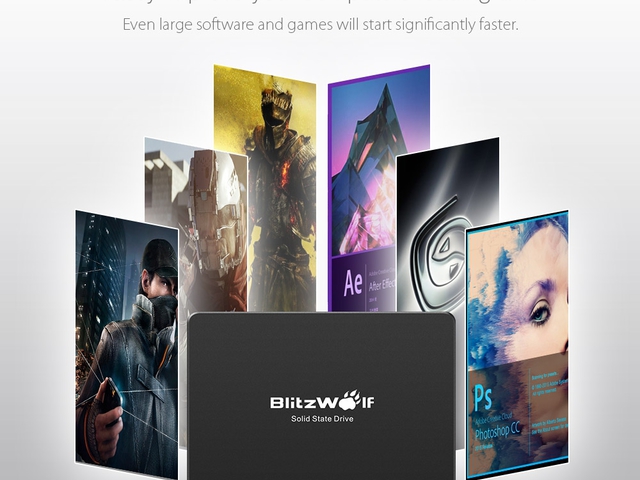 Blitzwolf BW-D1 és OV Blitz SSD teszt - Gyorsabb a villámnál
