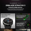 Prémium Kijelző és GPS ez a Zeblaze Stratos 3 okosóra  - Most fantasztikus áron a Banggoodról