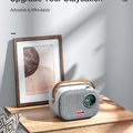 BLITZWOLF® BW-V2 hordozható projektor - Élvezd a házimozi élményét az otthonodban!