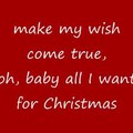 All I Want For Christmas - lyrics